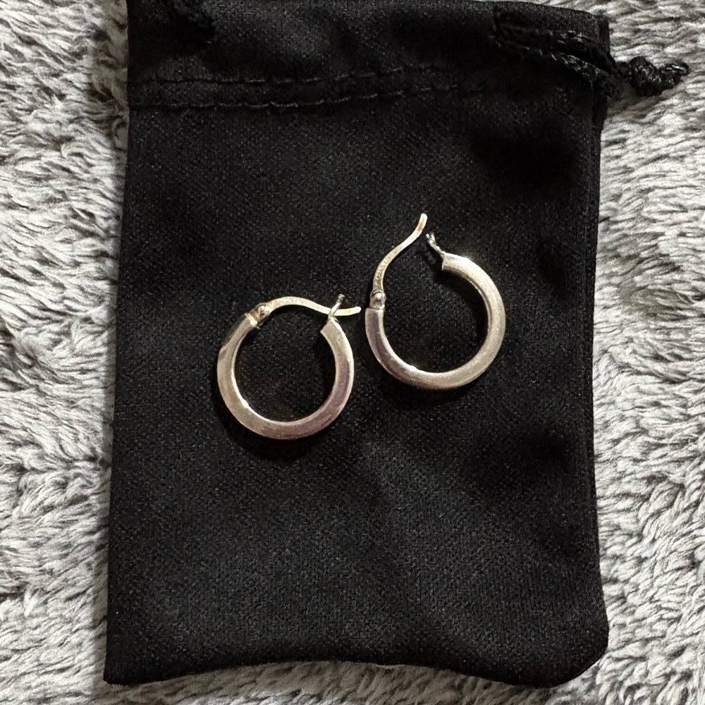 925 Sterling Silver Hoop Earrings
